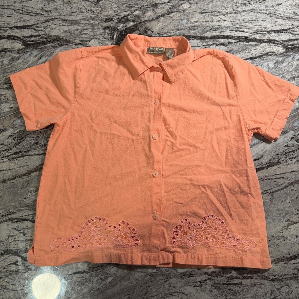 Women's Casual Blouse Top Short Sleeve Crew Neck Fashion Shirt - PXL